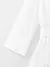 Elegante vestido branco bordado feminino chique lapela manga longa cintura alta - Bela Essência