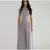 Vestido Chiffon A-Line Elegante - Sofisticação Fluída com Mangas Vôo - Bela Essência