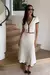 Imagem do Malha Patchwork Crop Top e saias longas A-Line para mulheres, terno combinando,
