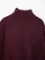 Camisola Feminina Vinho Tinto - Gola Alta Manga Longa de Malha - Outono/Inverno na internet