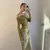 Malha retalhos vestido feminino sexy sem costas oco para fora vestido longo 2025 - comprar online