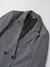 Outono feminino duplo breasted escritório wear blazer casaco manga longa bolsos - Bela Essência