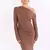 Vestido Maxi Brilhoso Ombro Único - Manga Longa Sem Costas - Sexy Club Outono/Inverno - comprar online