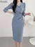 Vestido ZANZEA Bodycon - Sedução Sofisticada e Poder Feminino - Bela Essência