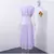 Vestido Chiffon A-Line Elegante - Sofisticação Fluída com Mangas Vôo - Bela Essência