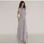 Vestido Chiffon A-Line Elegante - Sofisticação Fluída com Mangas Vôo