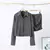 Conjunto Listrado Elegante - Camisa + Saia Mini 2 Peças - comprar online