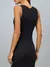 Verão sem mangas malhas vestido longo para mulheres magro elegante moda férias - loja online