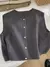 Cardigan Coreano de Malha - Elegância Minimalista Primavera 2025 na internet