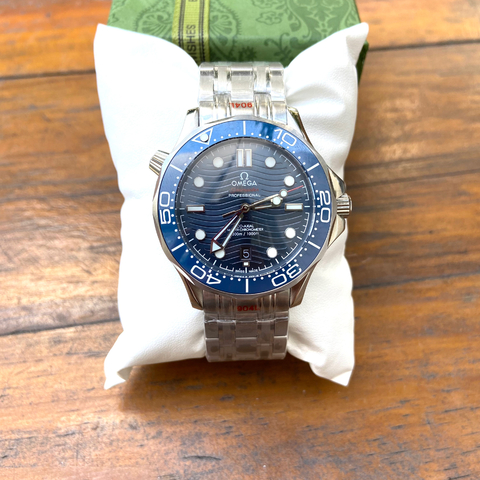 Omega Seamaster azul automatico - comprar online