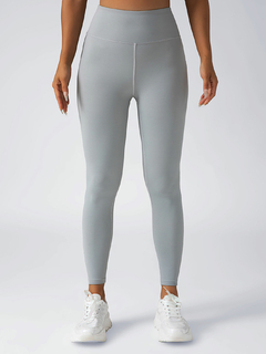 Imagem do Legging Feminina Sky Blue com Bolsos – Cintura Alta e Controle de Abdômen