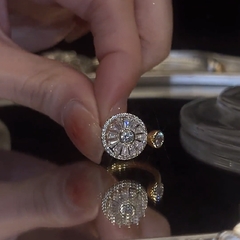 Anel Feminino Luxo Diamante Brilhante – Elegância & Sofisticação na internet