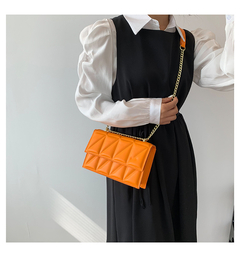 Mini Bolsa Quadrada com Corrente – Estilo Fashion Compacto - jowlife
