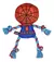 Jueguete Peluche con Soga/Cuerda Dental SPIDERMAN - comprar online
