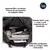 Interior de un bolso elegante y multifuncional para dama, mostrando varios compartimentos y objetos organizados.