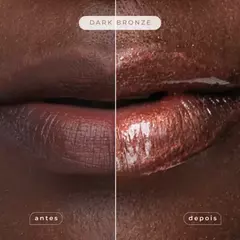 gloss labial yes lips dark bronze na internet