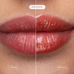 gloss labial yes lips bronze na internet