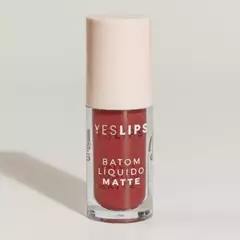 batom líquido matte yes lips chocolate - comprar online