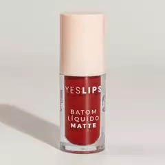 batom líquido matte yes lips intense red - comprar online