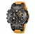 SMAEL 8093 Relógio Esportivo À Prova D'água 5Bar Dual Time Relógios Masculinos Resistente a Choques Despertador Relógios de Pulso Masculinos - JG All Import