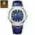 POEDAGAR Relógio Masculino Quadrado de Luxo Top com Data, à Prova D'água e Luminoso, Relógio de Pulso Masculino de Couro de Alta Qualidade, Relógio de Quartzo Masculino + Caixa - comprar online
