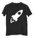 Remera Cohete Negra en internet