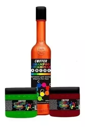 Kit Vitamina Capilar Coiffer 3 Produtos Previne Queda