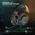 Fifine Auriculares Dinámicos RGB con Micrófono, Audífonos para la Oreja, Casc
