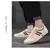 Imagem do Sapatos casuais masculinos de luxo moda tênis para homens malha leve respiráve
