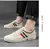 Sapatos casuais masculinos de luxo moda tênis para homens malha leve respiráve
