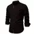 Camisa Social Masculina 100% Algodão Cor Sólida Manga Longa - Kovel