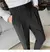 Imagem do calça de alfaiataria masculina casual de cintura alta e perna reta