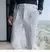 calça de alfaiataria masculina casual de cintura alta e perna reta - loja online