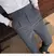 Imagem do calça de alfaiataria masculina casual de cintura alta e perna reta