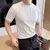 Imagem do Polo masculino de malha texturizada – Camiseta Soft Lounge com ajuste elástic
