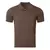 camisa polo cor sólida verão retro malha lapela listrado texturizada - comprar online