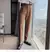 calça de alfaiataria masculina casual de cintura alta e perna reta na internet