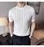 Polo masculino de malha texturizada – Camiseta Soft Lounge com ajuste elástic - loja online