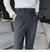 Imagem do calça de alfaiataria masculina casual de cintura alta e perna reta