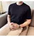 Polo masculino de malha texturizada – Camiseta Soft Lounge com ajuste elástic - loja online
