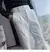 calça de alfaiataria masculina casual de cintura alta e perna reta