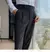 Imagem do calça de alfaiataria masculina casual de cintura alta e perna reta