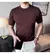 Imagem do Polo masculino de malha texturizada – Camiseta Soft Lounge com ajuste elástic