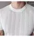 Polo masculino de malha texturizada – Camiseta Soft Lounge com ajuste elástic - Kovel