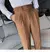 Imagem do calça de alfaiataria masculina casual de cintura alta e perna reta
