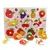 Montessori bebê brinquedos de madeira 1 2 3 anos crianças mão grab board puzzle jogo criança habilidades motoras finas brinquedos educativos para crianças - loja online