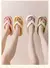 Chinelos de plataforma antiderrapante para mulheres, chinelos de cor sólida para interiores, calçado feminino, ZYT2438