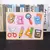 Montessori bebê brinquedos de madeira 1 2 3 anos crianças mão grab board puzzle jogo criança habilidades motoras finas brinquedos educativos para crianças - comprar online
