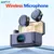 WIFIT Plug and Play 2.4G Chip Microfone de colar com botão de sucção magnética sem fio com estojo de carregamento para gravação de vídeo