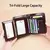 Couro genuíno Rfid Carteiras de Proteção para Homens Vintage Thin Short Multi Function ID Credit Card Holder Money Bag - loja online